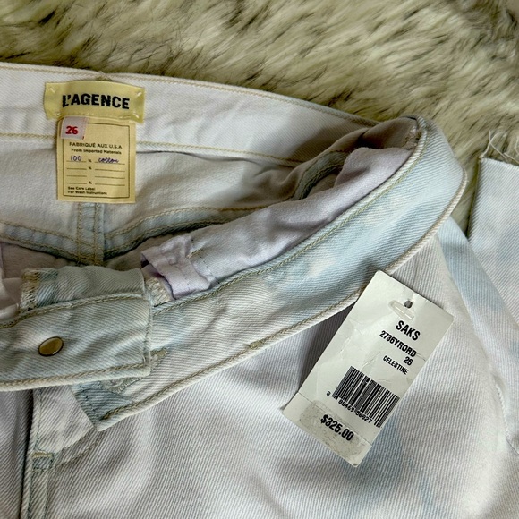 NWT L’ AGENCE Adele High Rise Crop Stovepipe - Picture 8 of 8